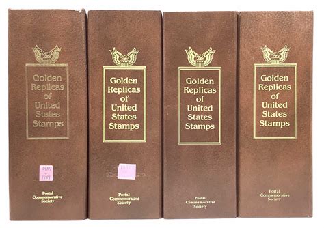 golden replicas of united states stamps worth